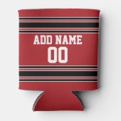 Team Jersey met de Naam en het Aantal van de Douan Blikjeskoeler (Voorkant)