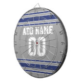 Team Jersey met de Naam en het Aantal van de Douan Dartbord (Voorkant Rechts)