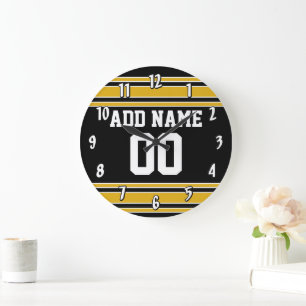 Team Jersey met de Naam en het Aantal van de Douan Grote Klok