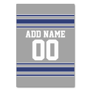 Team Jersey met de Naam en het Aantal van de Douan Kaart