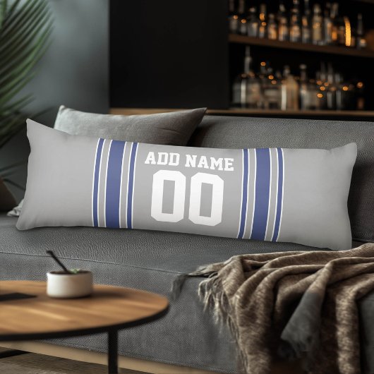 Team Jersey met de Naam en het Aantal van de Douan Lichaamskussen