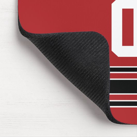 Team Jersey met de Naam en het Aantal van de Douan Muismat (Hoek)