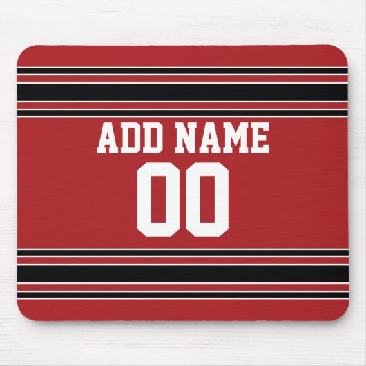 Team Jersey met de Naam en het Aantal van de Douan Muismat (Voorkant)