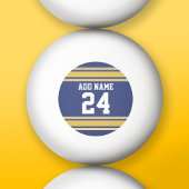 Team Jersey met de Naam en het Aantal van de Douan Pingpongbal