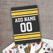 Team Jersey met de Naam en het Aantal van de Douan Pokerkaarten