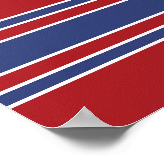 Team Jersey met de Naam en het Aantal van de Douan Poster (Hoek)