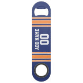 Team Jersey met de Naam en het Aantal van de Douan Speed Flessenopener (Achterkant)