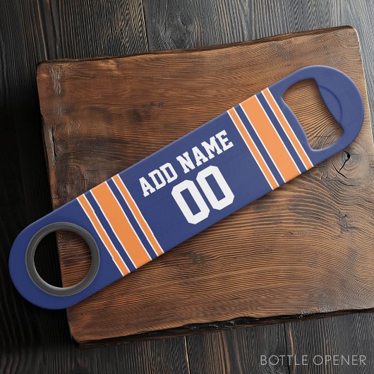 Team Jersey met de Naam en het Aantal van de Douan Speed Flessenopener