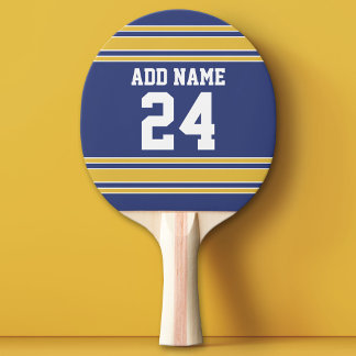 Team Jersey met de Naam en het Aantal van de Douan Tafeltennisbatje