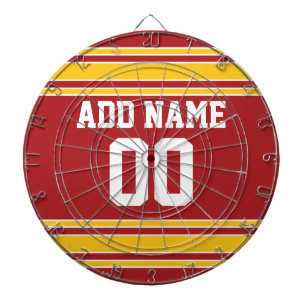 Team Jersey met Naam en Aantal Dartbord