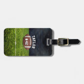 Team Jersey Number American Football Field Name Te Bagagelabel (Voorkant horizontaal)