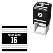Team Jersey Sport Jersey Football Aangepaste naam Zelfinktende Stempel (In situ)