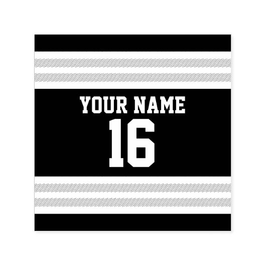 Team Jersey Sport Jersey Football Aangepaste naam Zelfinktende Stempel (Design)