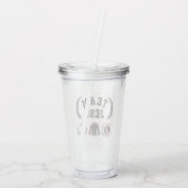 Team Jess Gilmore Girls Design Acryl Drinkbeker (Achterkant)