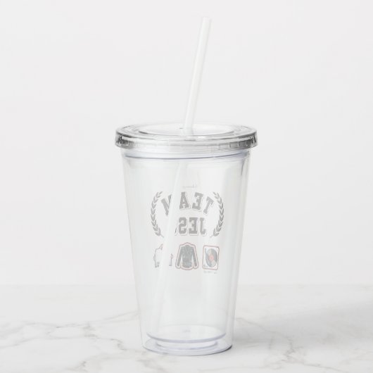 Team Jess Gilmore Girls Design Acryl Drinkbeker (Achterkant)