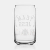 Team Jess Gilmore Girls Design Blikvorm Glas (Achterkant)