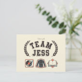 Team Jess Gilmore Girls Design Briefkaart (Staand voorkant)