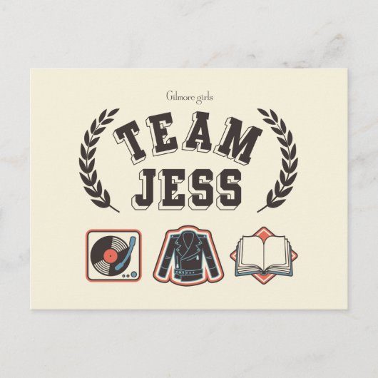 Team Jess Gilmore Girls Design Briefkaart (Voorkant)
