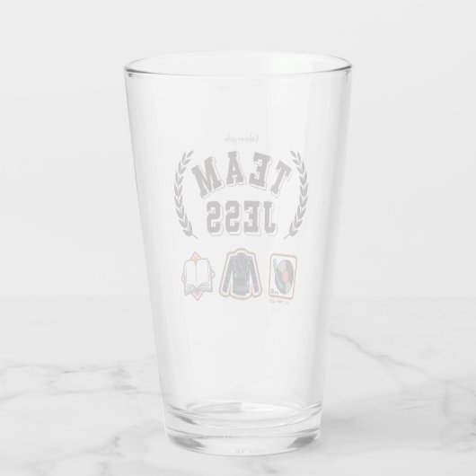 Team Jess Gilmore Girls Design Glas (Achterkant)