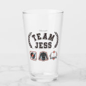 Team Jess Gilmore Girls Design Glas (Voorkant)