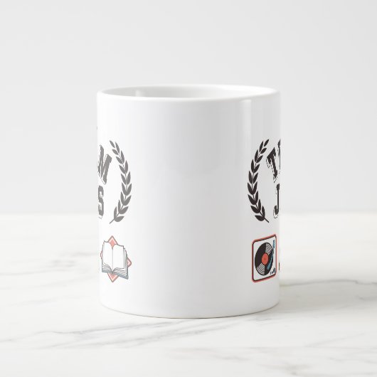 Team Jess Gilmore Girls Design Grote Koffiekop (Voorkant)