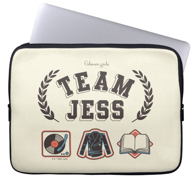 Team Jess Gilmore Girls Design Laptop Sleeve (Voorkant)