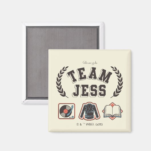 Team Jess Gilmore Girls Design Magneet (Voorkant / Achterkant)