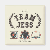 Team Jess Gilmore Girls Design Magneet (Voorkant)