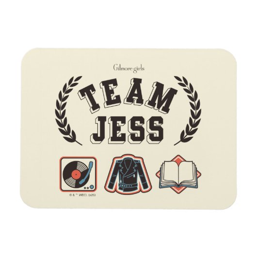 Team Jess Gilmore Girls Design Magneet (Horizontaal)