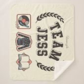 Team Jess Gilmore Girls Design Sherpa Deken (Voorkant)