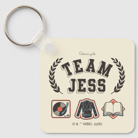 Team Jess Gilmore Girls Design Sleutelhanger (Voorkant)
