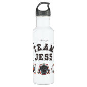 Team Jess Gilmore Girls Design Waterfles (Voorkant)