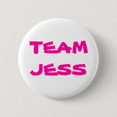 Team Jess Ronde Button 5,7 Cm (Voorkant)