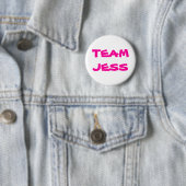 Team Jess Ronde Button 5,7 Cm (In situ)