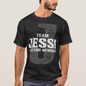 Team JESSI Levenslang Lid T-shirt (Voorkant)