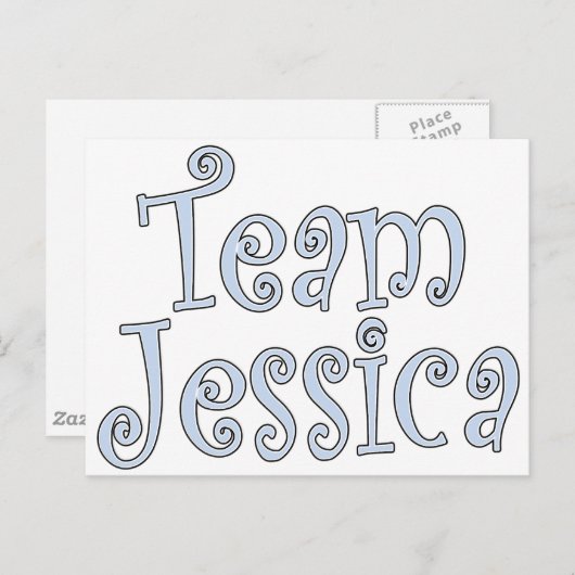 Team Jessica Briefkaart (Voorkant / Achterkant)