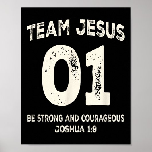 Team Jesus 01 Wees moedig Poster (Voorkant)