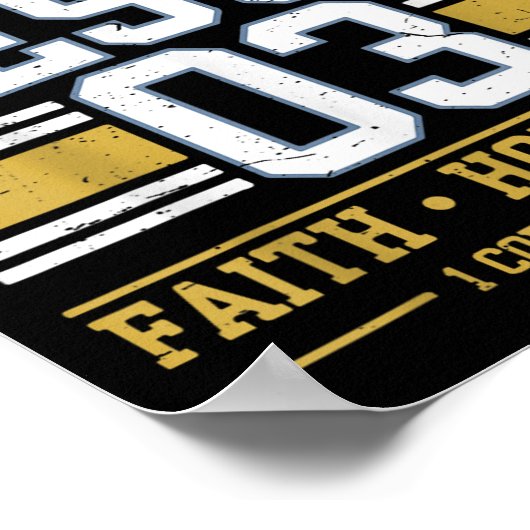 Team Jesus 03 Christian Faith Men Teen Girl Toddle Poster (Hoek)