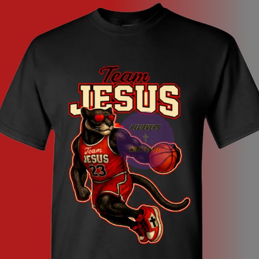 Team JESUS -23 Panther - Christelijk T-shirt