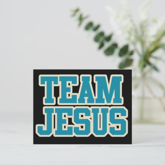Team Jesus Briefkaart (Staand voorkant)