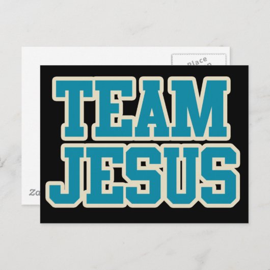 Team Jesus Briefkaart (Voorkant / Achterkant)
