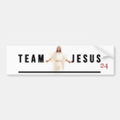 Team Jesus Bumpersticker (Voorkant)