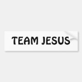 TEAM JESUS BUMPERSTICKER (Voorkant)