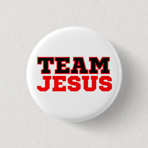 Team Jesus Christelijk Faith Ronde Button 3,2 Cm