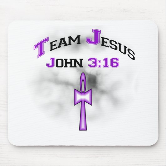 Team Jesus Christelijk John 316 Muismat (Voorkant)