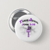 Team Jesus Christelijk John 316 Ronde Button 5,7 Cm (Voorkant /achterkant)