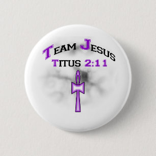 Team Jesus Christelijk Titus 211 Ronde Button 5,7 Cm
