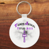 Team Jesus Christelijk Titus 211 Sleutelhanger (Voorkant)