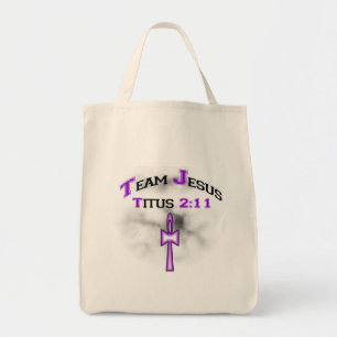 Team Jesus Christian Titus 211 Tote Bag