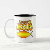 Team Jesus Coffee Mok (Links)